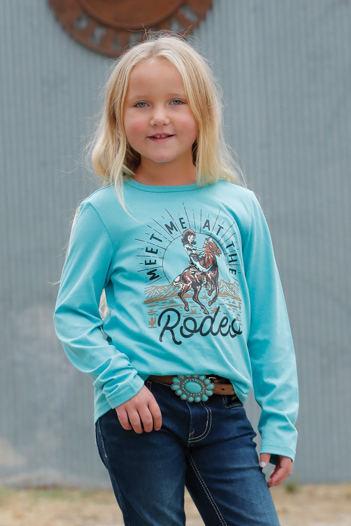 Cinch Meet Me at the Rodeo Long Sleeve T-Shirt