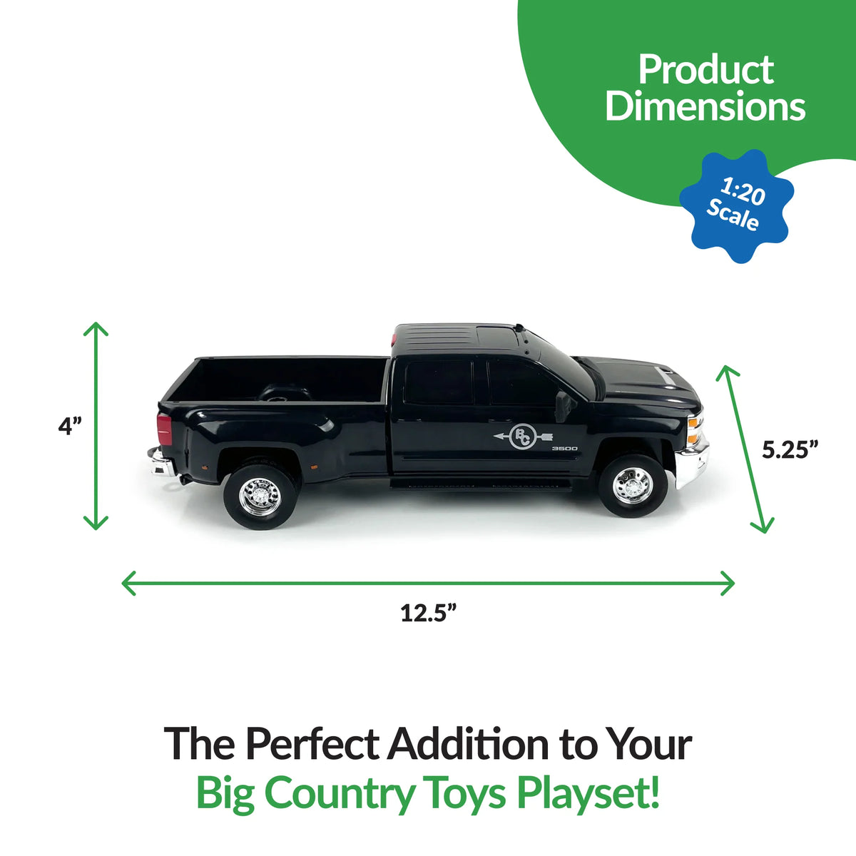 Big Country Toys Black Chevrolet Silverado