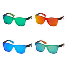 Blue Gem Polarized Revo Shield Mirror Lens Sunglasses