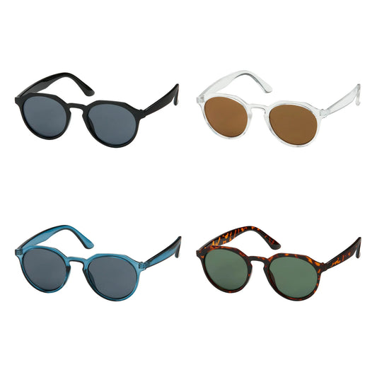 Blue Gem Kids Angled Round Sunglass