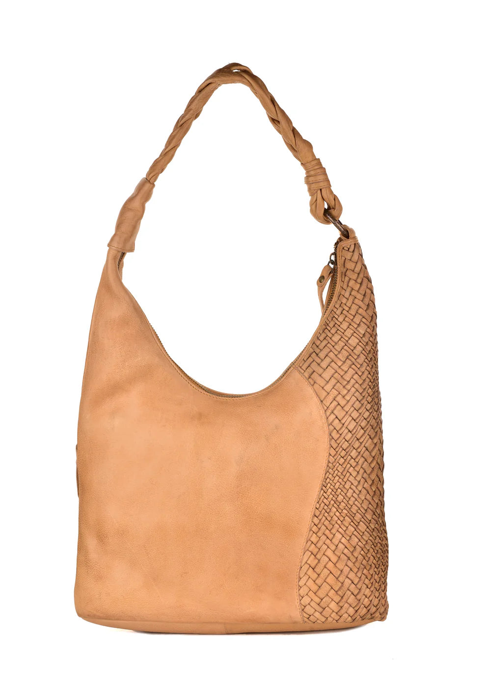 Milo Albany Hobo Washed Leather Handbag