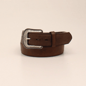 3D Basic Overlay Belt Distressed Brown