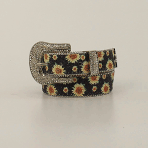 Angel Ranch Sunflower Printed Belt