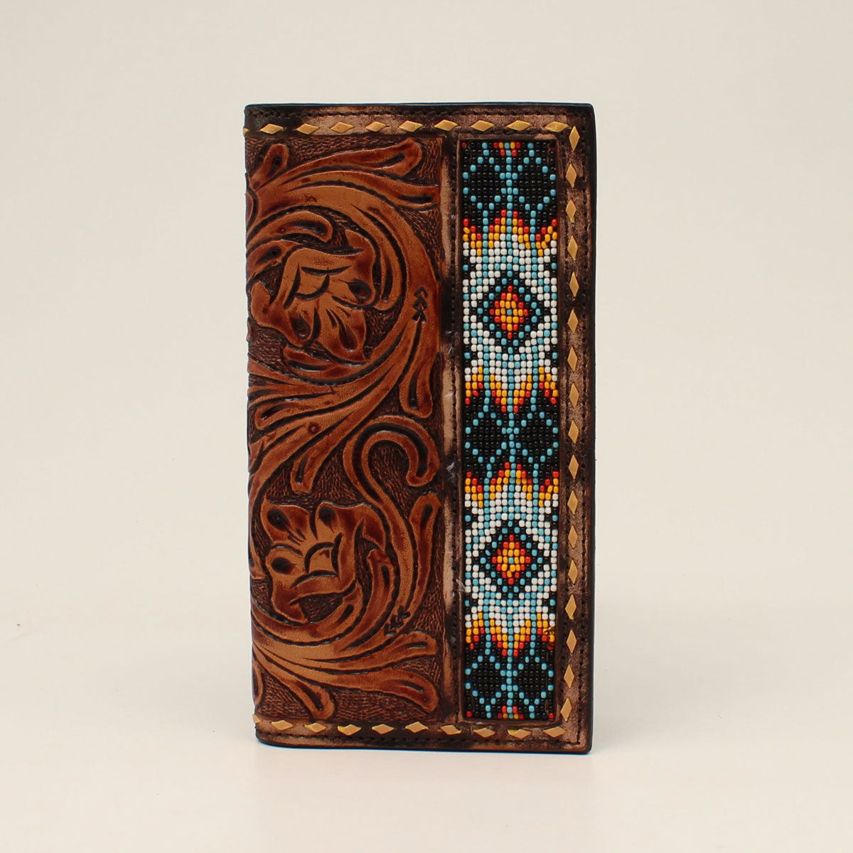3D Tooled/Beaded Rodeo Wallet