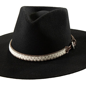 3D Croc/Lace Overlay Hat Band