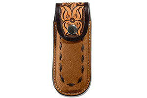 3D Floral Roughout Knife Case