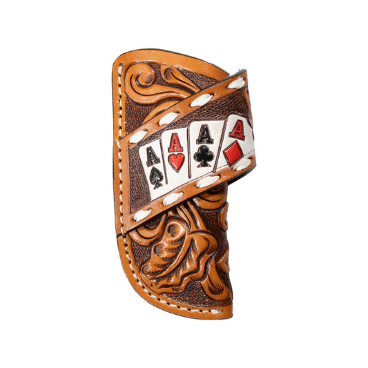 3D Aces with Buck Laces Knife Sheath