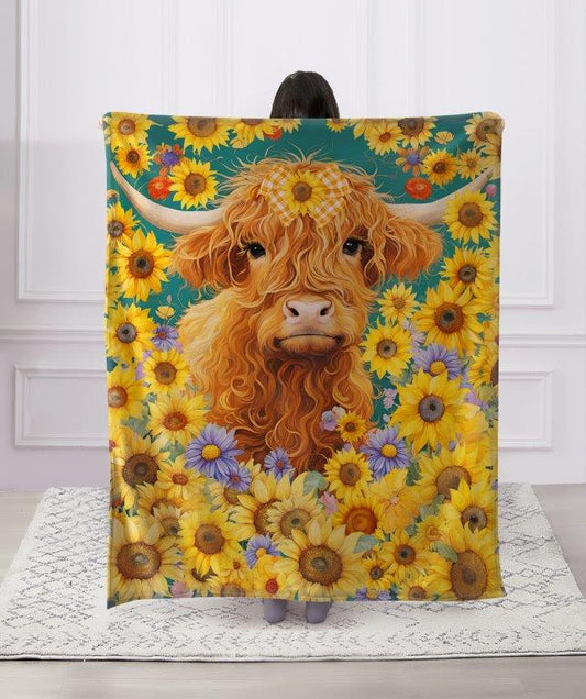 Duke Imports Highland Cow Throw