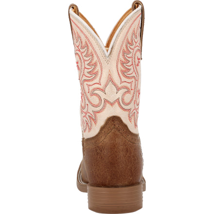 Durango Kids Shyloh Western Boot Brown/Cream