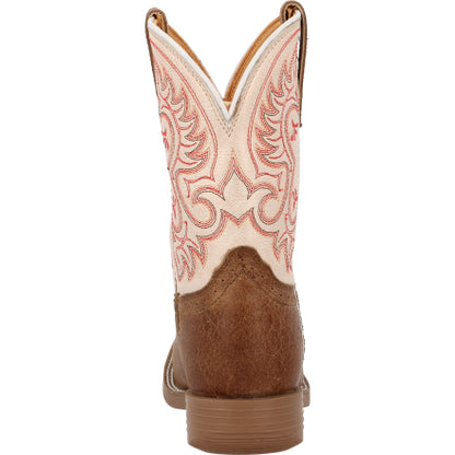 Durango Kids Shyloh Western Boot Brown/Cream