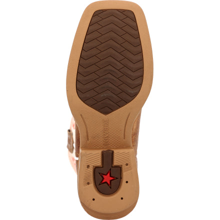Durango Kids Shyloh Western Boot Brown/Cream