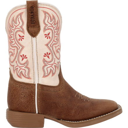 Durango Kids Shyloh Western Boot Brown/Cream