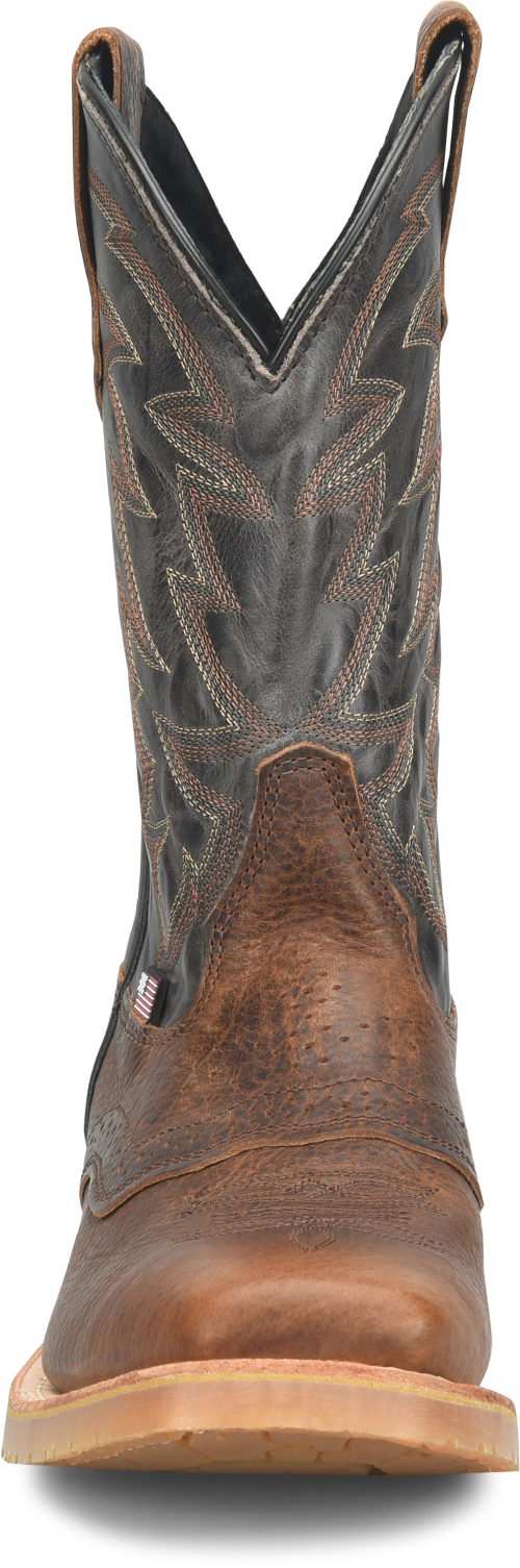 Double H Mathewson Bison Leather Square Toe Boot