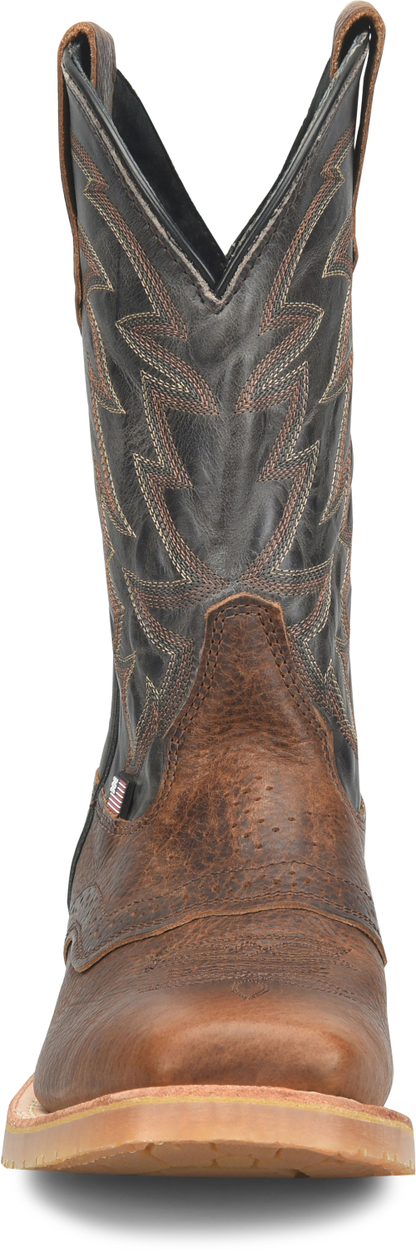 Double H Mathewson Bison Leather Square Toe Boot