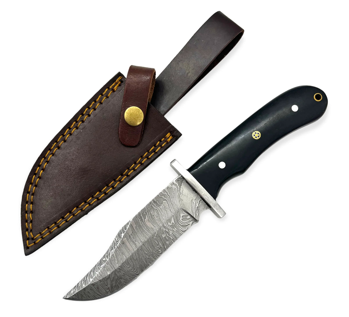 Red Deer 10" Damascus Hunting Knife