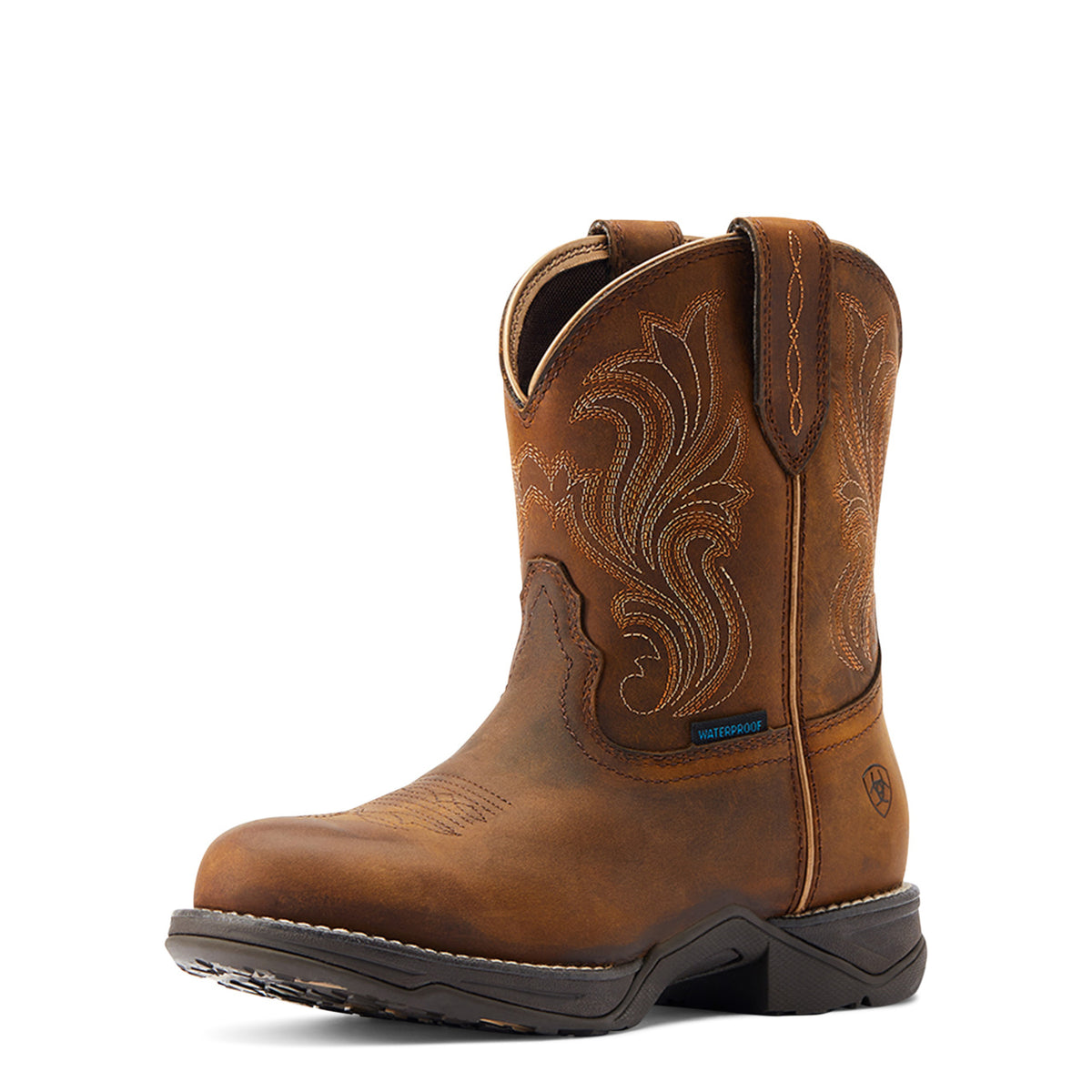 Ariat Anthem Round Toe Golden Brown Wp