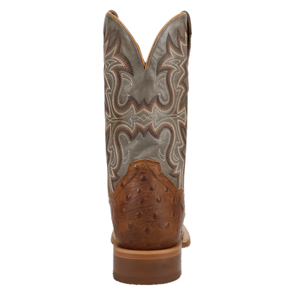 Dan Post Drayden Full Quill Ostrich Tan/Grey