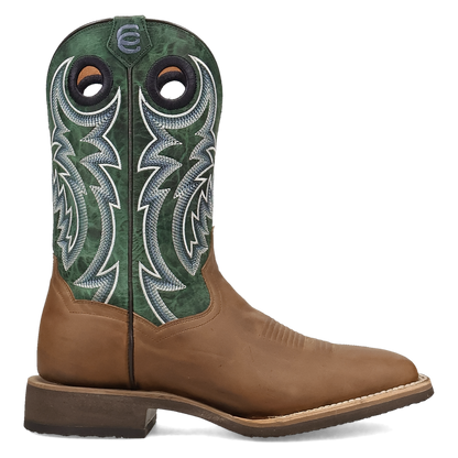 Dan Post Royston Square Toe Tan/Green