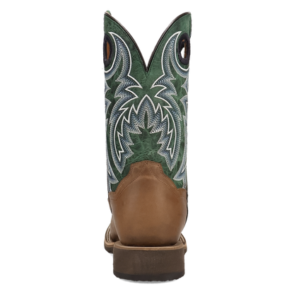Dan Post Royston Square Toe Tan/Green