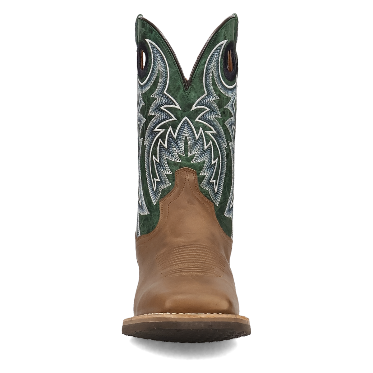 Dan Post Royston Square Toe Tan/Green