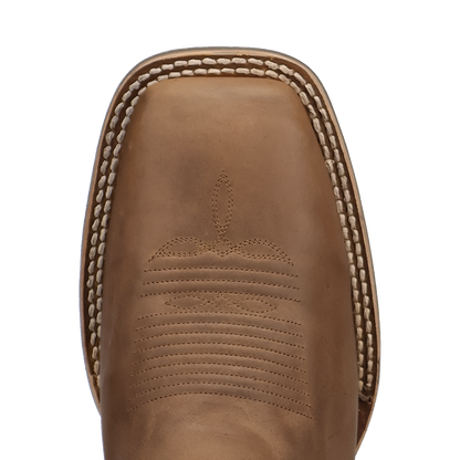 Dan Post Royston Square Toe Tan/Green