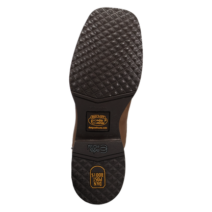 Dan Post Royston Square Toe Tan/Green