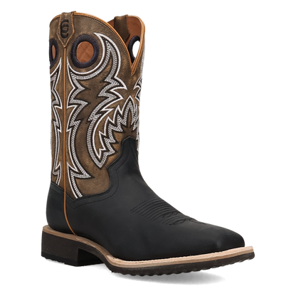Dan Post Royston Square Toe Black/Honey
