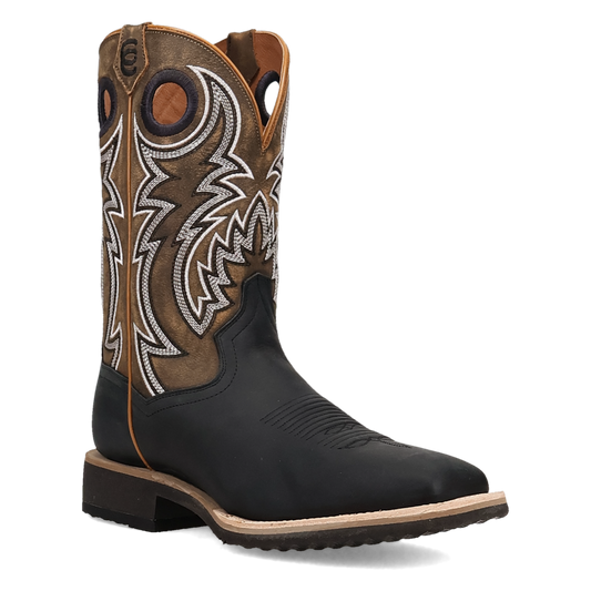 Dan Post Royston Square Toe Black/Honey