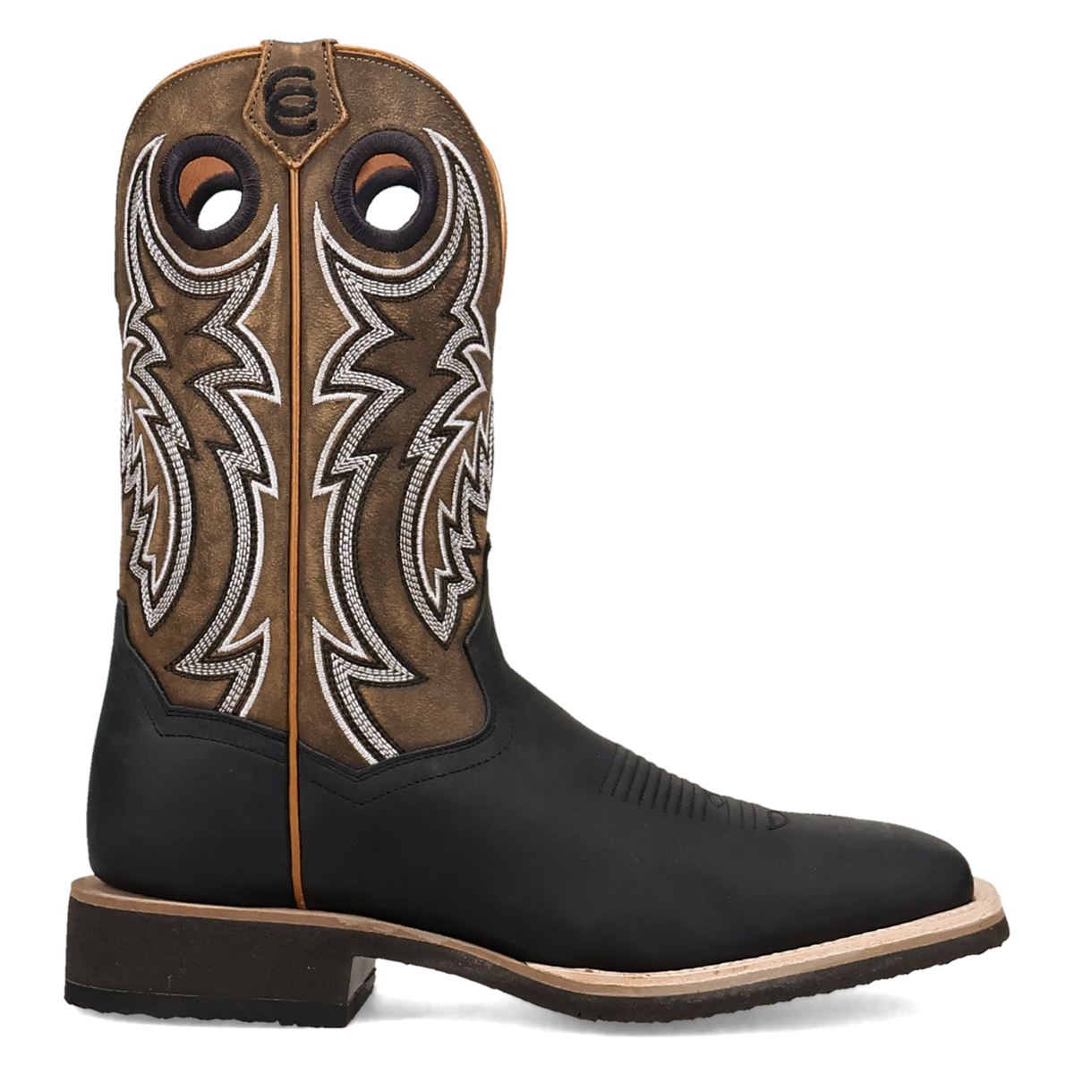 Dan Post Royston Square Toe Black/Honey