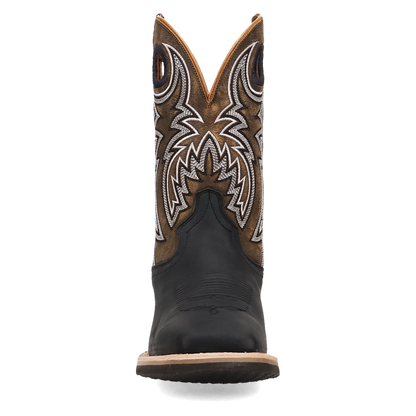 Dan Post Royston Square Toe Black/Honey