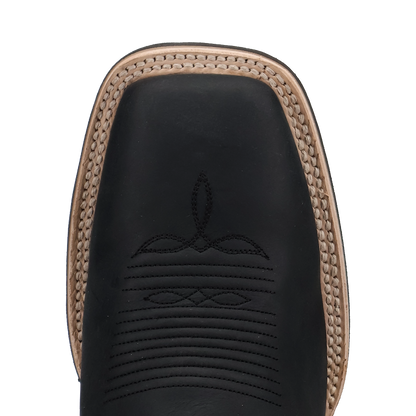 Dan Post Royston Square Toe Black/Honey