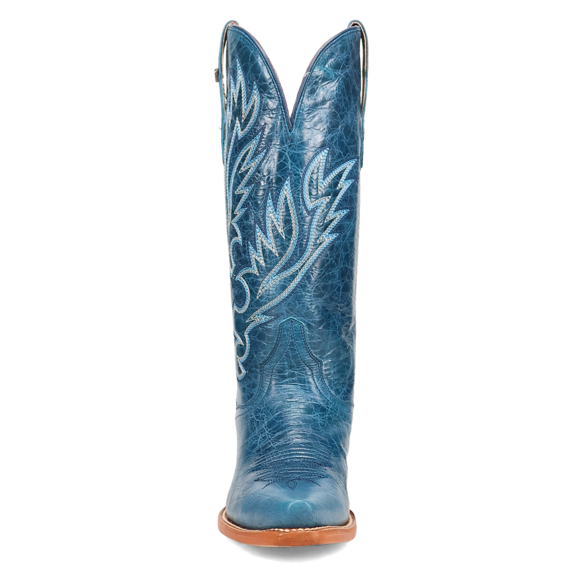 Dan Post Katy Blue Leather Boot Snip Toe