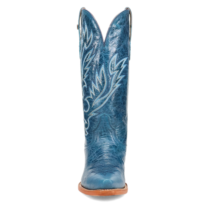 Dan Post Katy Blue Leather Boot Snip Toe