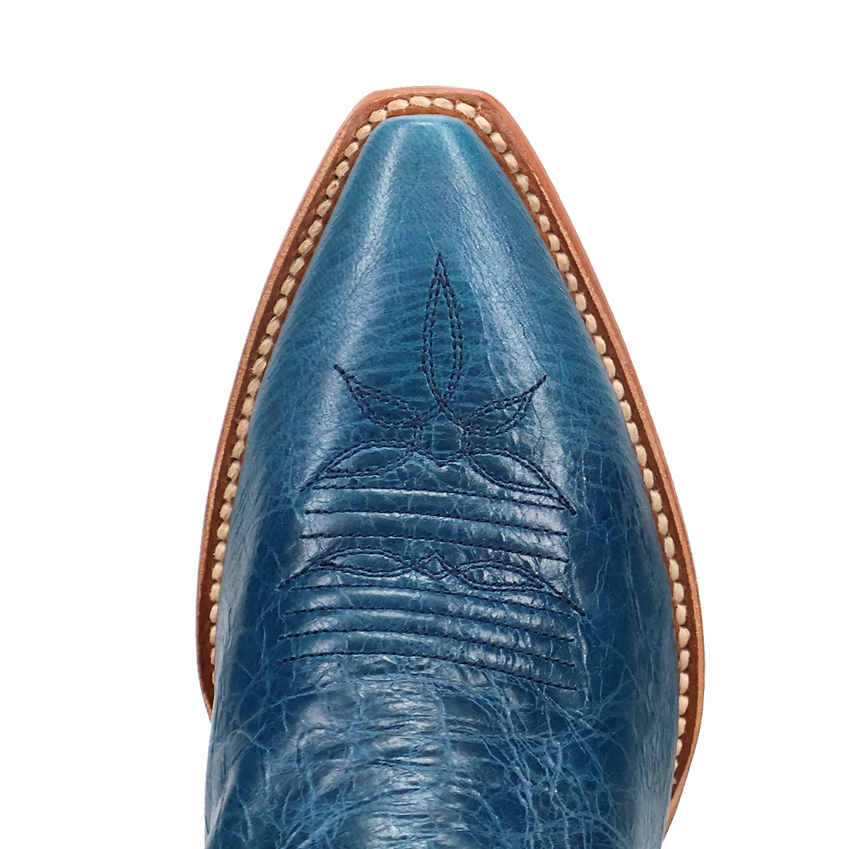 Dan Post Katy Blue Leather Boot Snip Toe