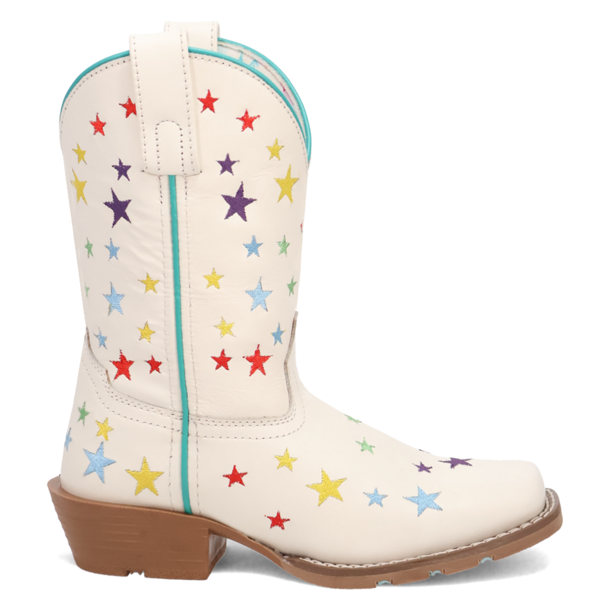 Dan Post Starlett White Square Toe