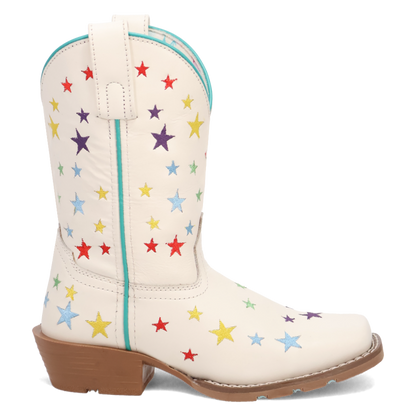 Dan Post Starlett White Square Toe