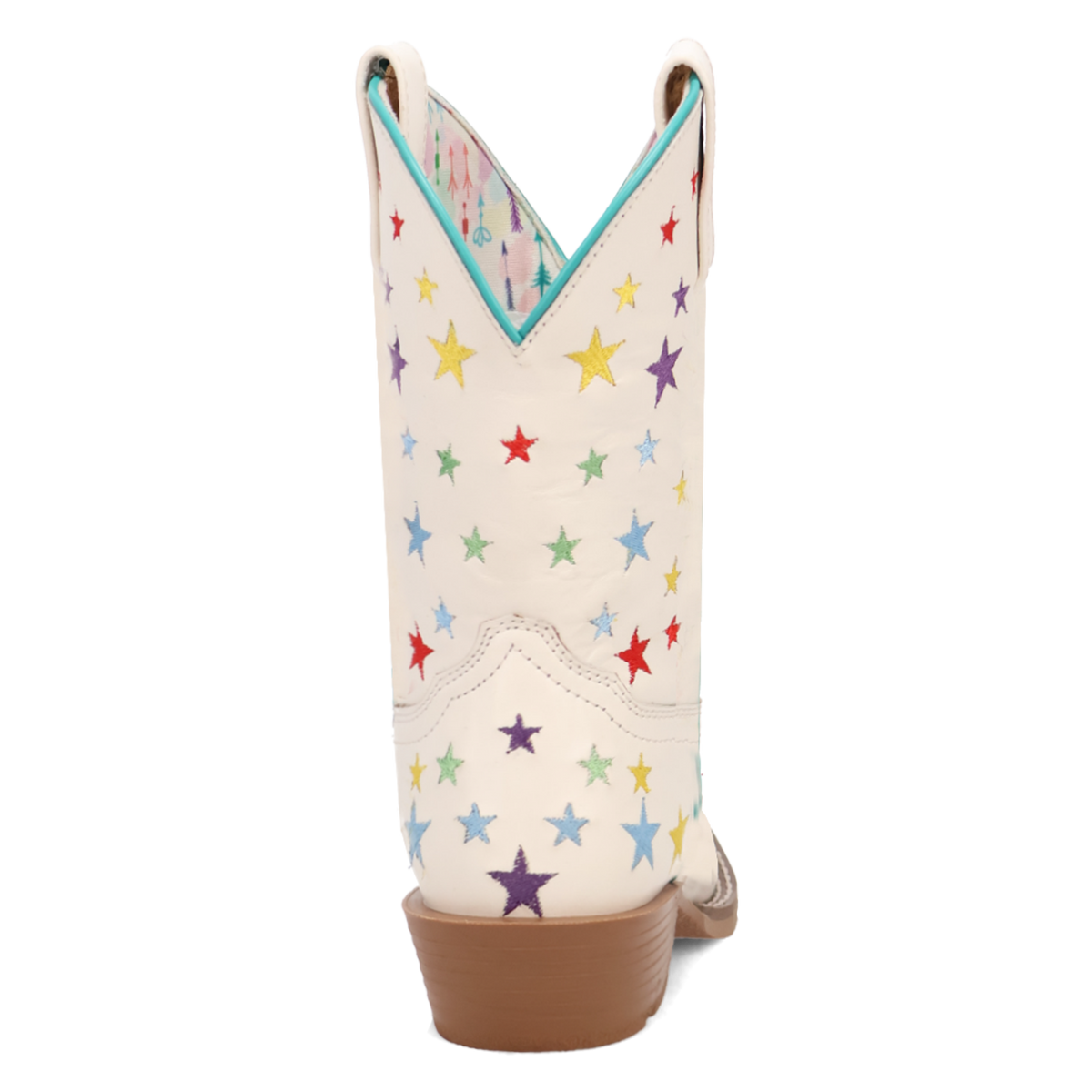 Dan Post Starlett White Square Toe