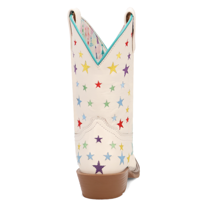 Dan Post Starlett White Square Toe
