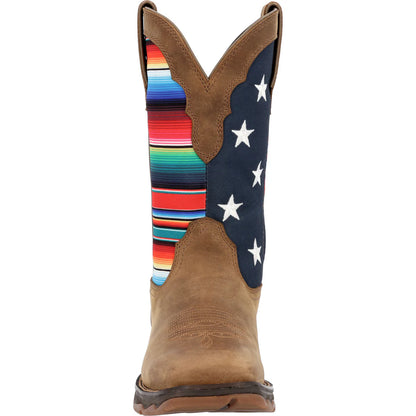 Durango Rebel Serape/Stars Square Toe