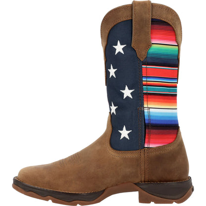 Durango Rebel Serape/Stars Square Toe
