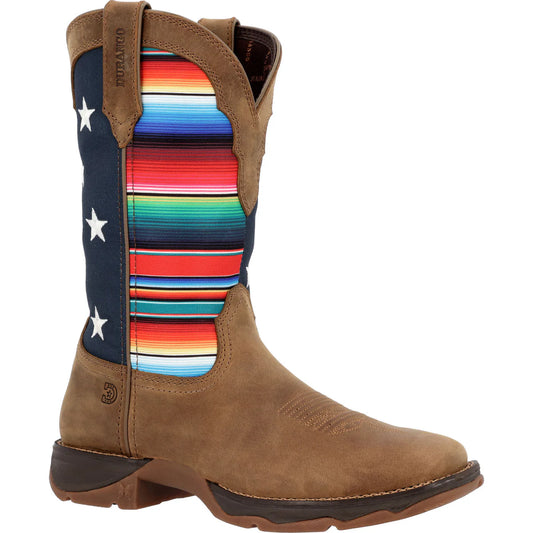 Durango Rebel Serape/Stars Square Toe