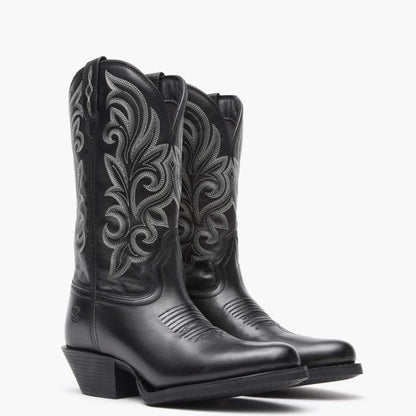 Durango Womens Shyloh Distressed Black R Toe