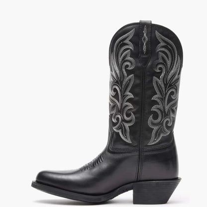 Durango Womens Shyloh Distressed Black R Toe