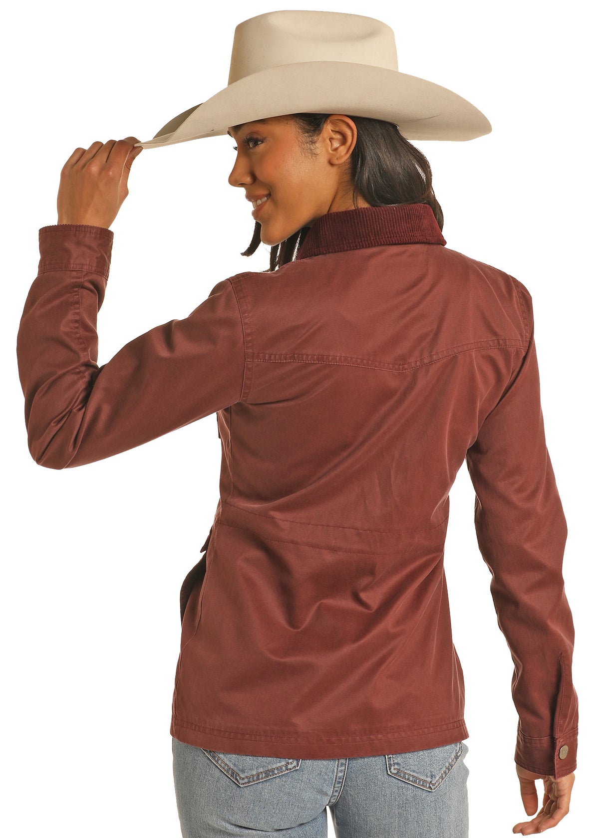 Rock & Roll Burgundy Corduroy Jacket