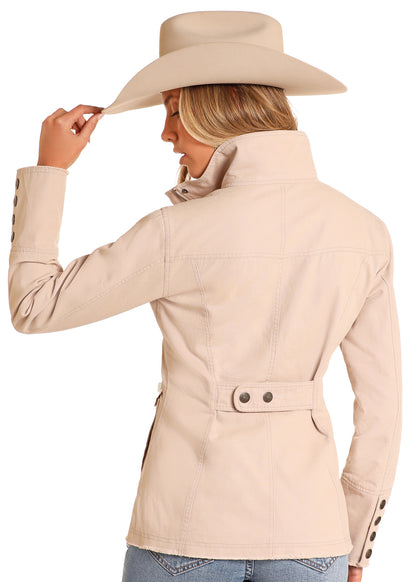 Rock & Roll Canvas Jacket Beige