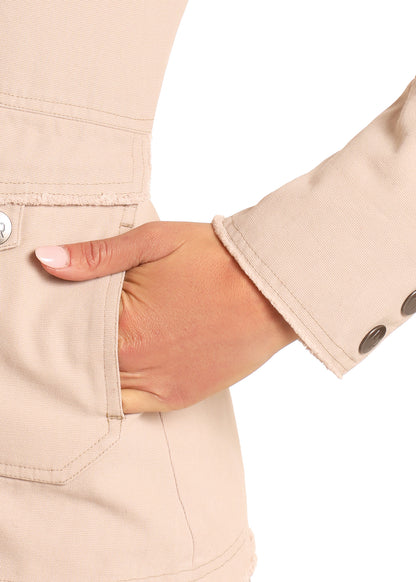 Rock & Roll Canvas Jacket Beige