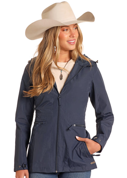 Rock and Roll Windbreaker Jacket Navy