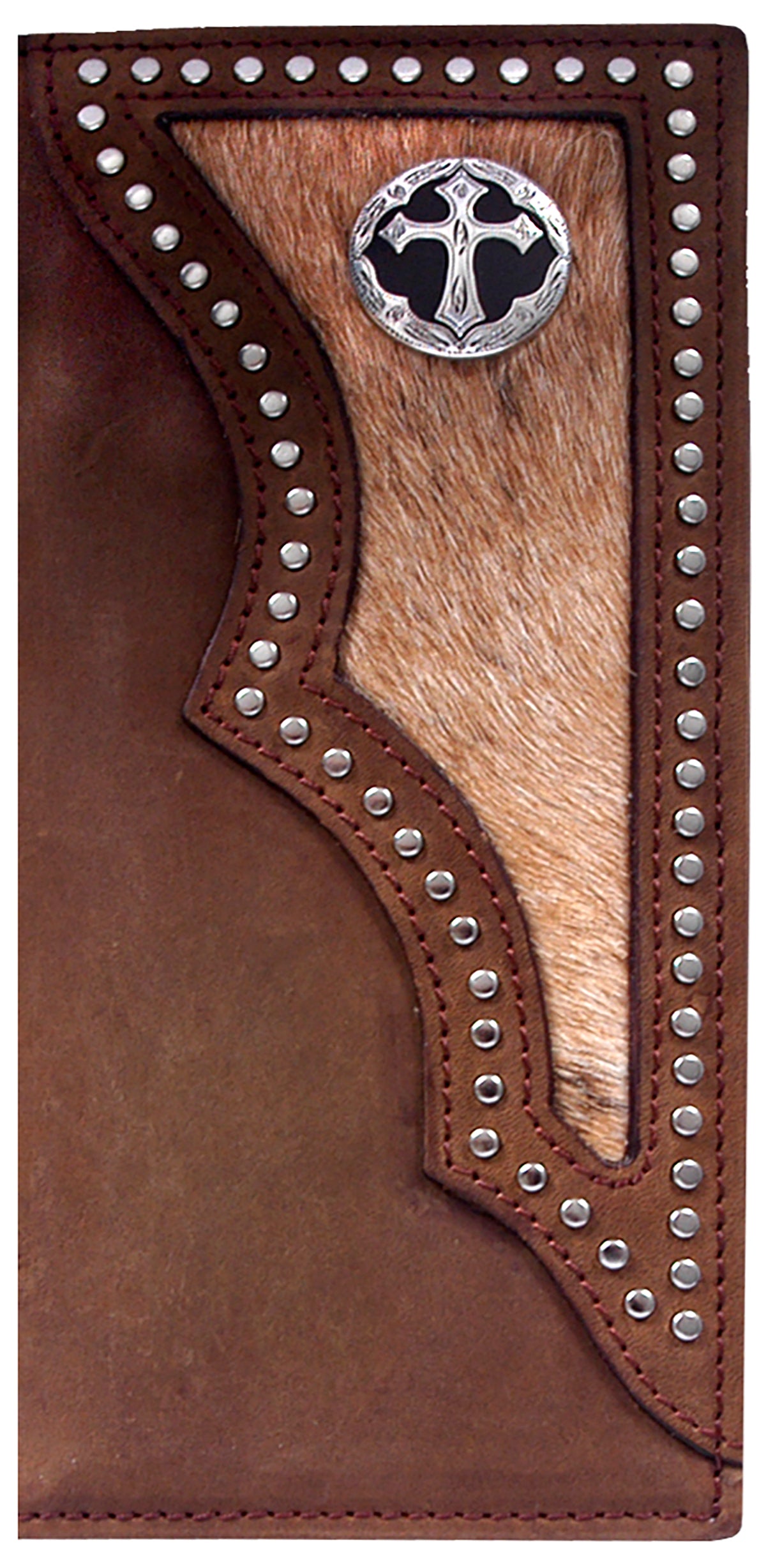 3D Hair on Inlay Rodeo Wallet
