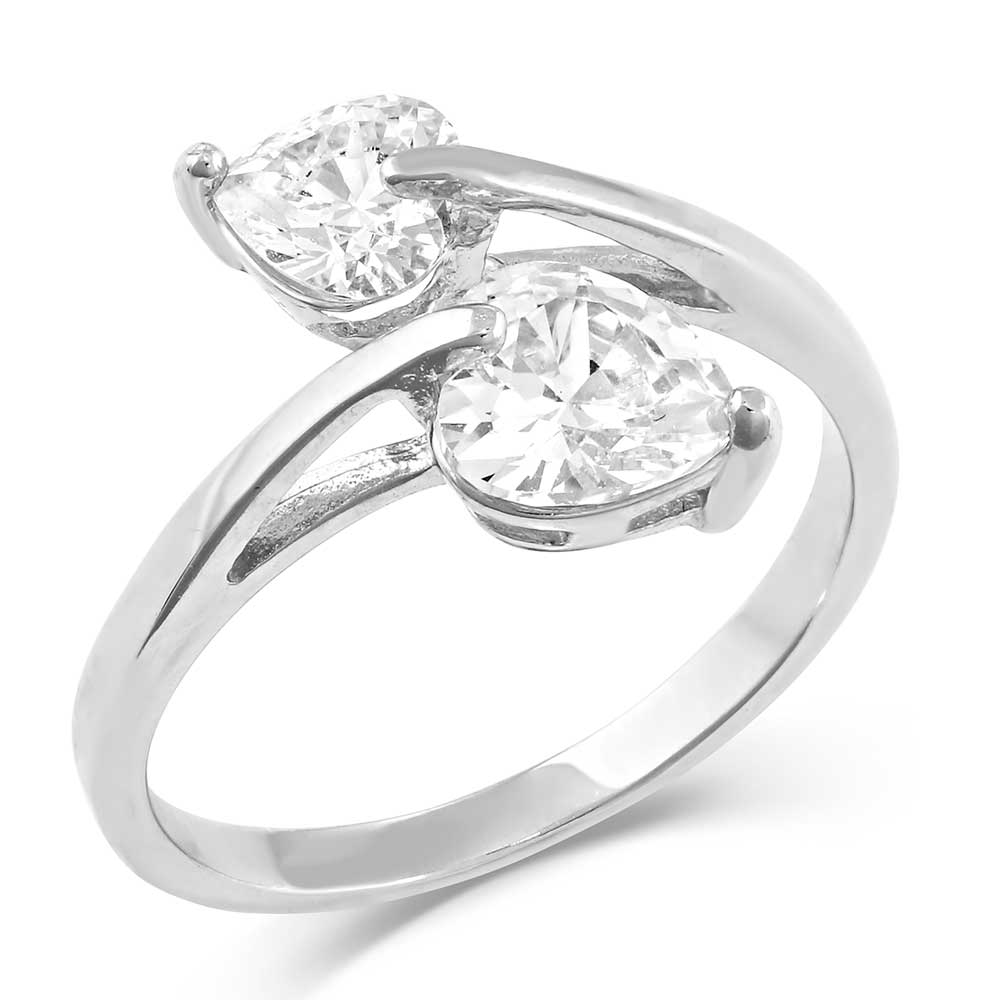 Montana Lily Pad Crystal Wrap Ring