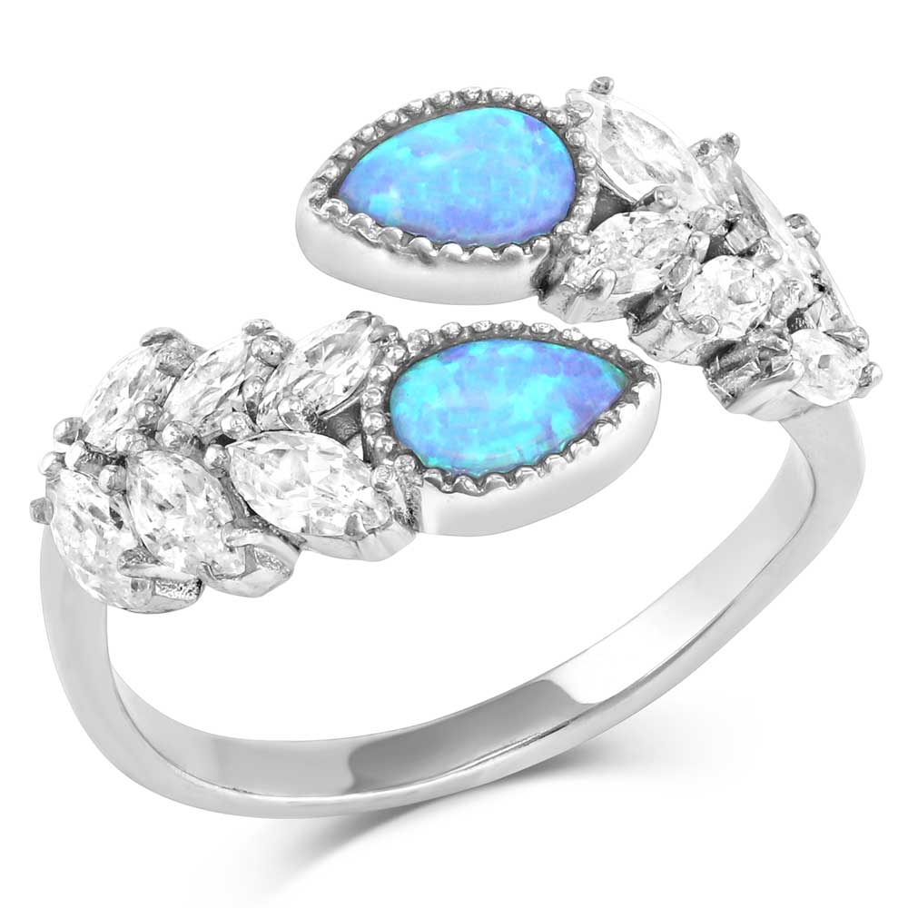 Montana Mystic Falls Opal CZ Ring